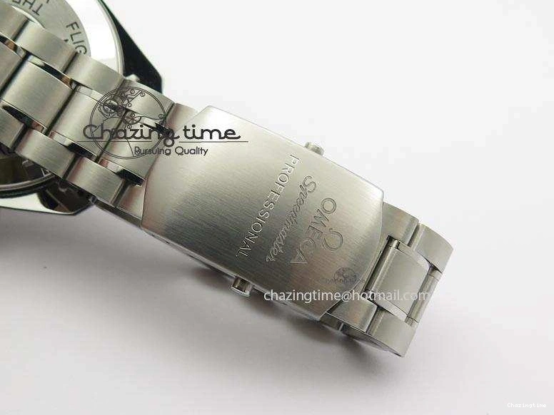 0516 Speedmaster SS 2013 Pro Racing On SS Bracelet Manual Winding Chrono Movement UrbanStyle 8230